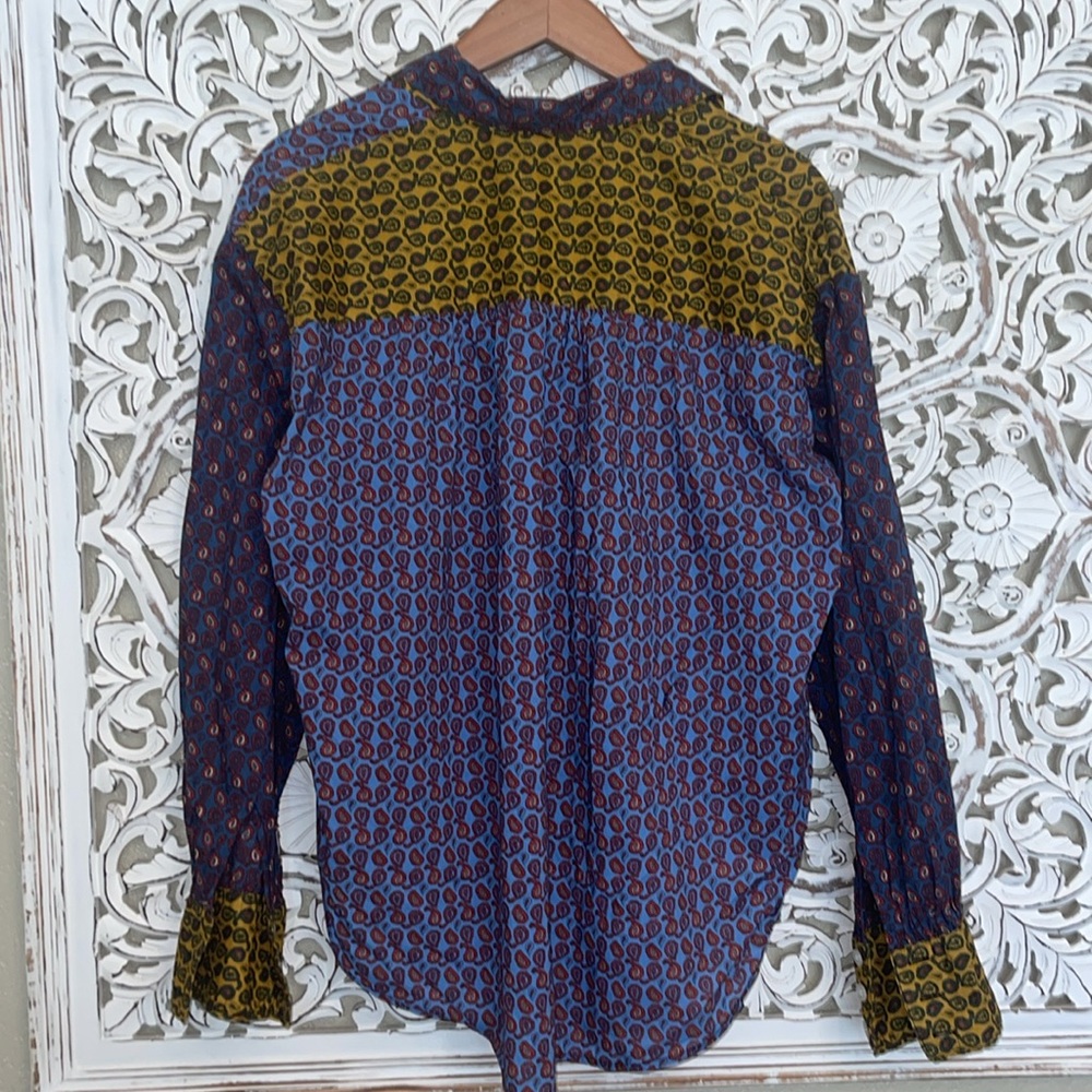 Urban Outfitters paisley button down XS oversized - Picture 5 of 5